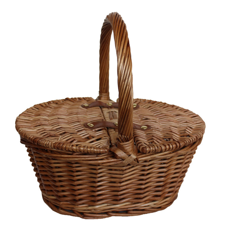 Brambly Cottage Wicker Child sized Picnic Basket Wayfair.co.uk